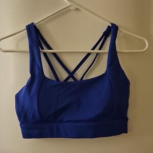 ZYIA Royal Blue Strappy Back Sports Bra